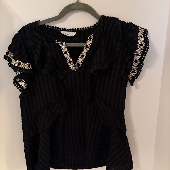 THML black and white blouse - Picture 1 of 2